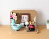 Mini Buddhist Altar, Open Type "Stage ONE" Light Color, for Home Memorial Service