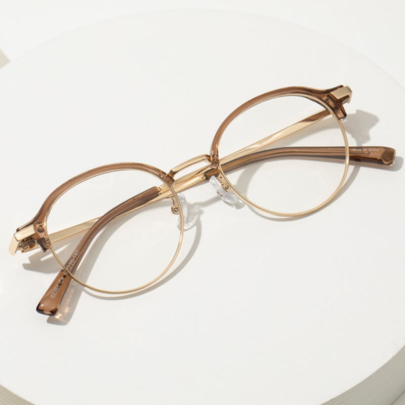 RECLOW RECLOW FBB81 BROWN GLASS Blue-light VER Glasses