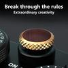 Decorative Brass and Wood Shutter Button for X100T/X100F/X100S Threaded Digital Cameras Comes with Anti Loss Circlet