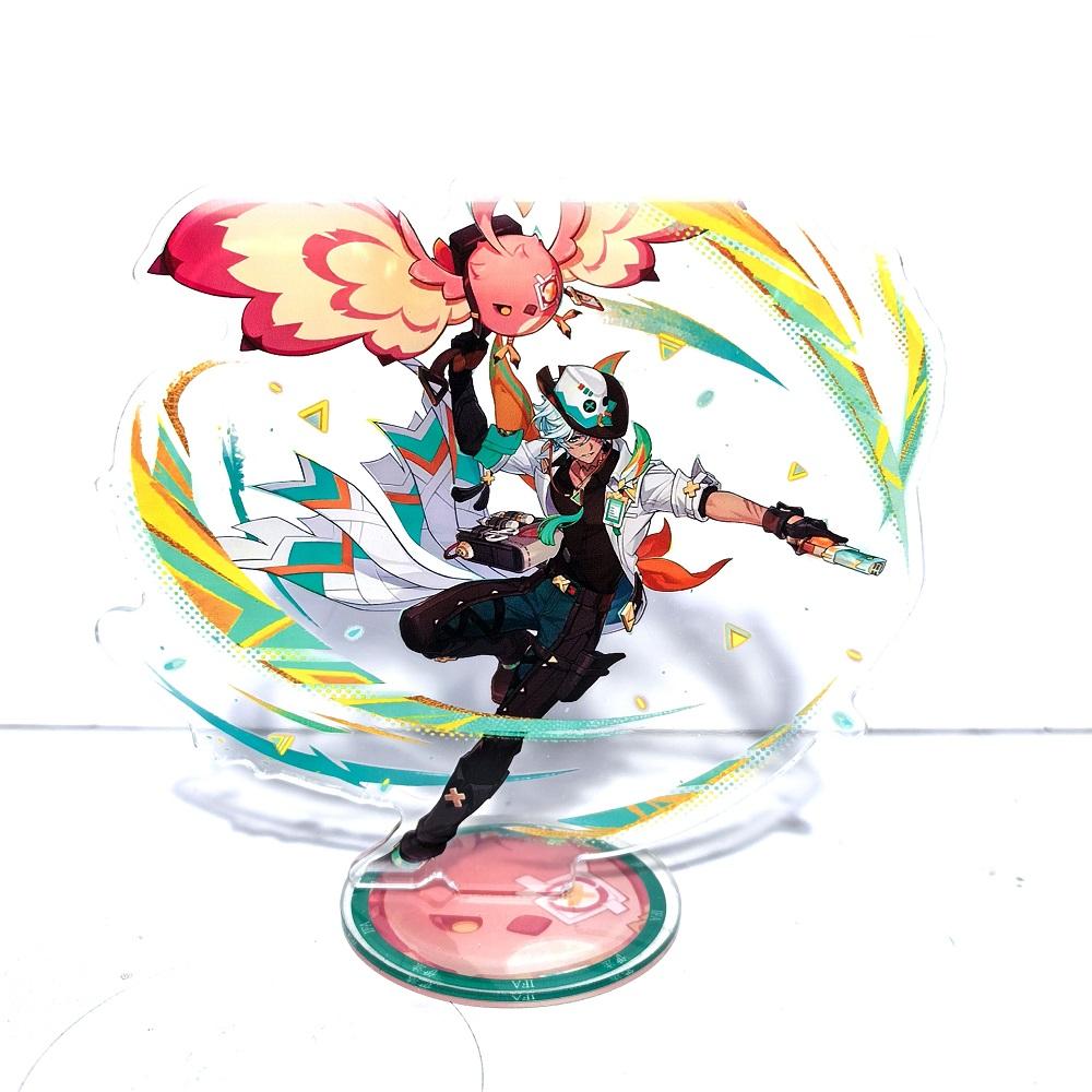 Anime Aktivität Genshin Impact Standmodell Acryl Actionfigur Xilonen Kinich Mualani Kreatives Spielzeug Geschenk toll für den täglichen Gebrauch