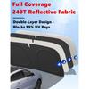 Windshield Sun Shade for -2025 Chevrolet/Chevy Blazer 240T Double-Layer Foldable Car Front Window Sunshade Accessories 240 T Sun Visor Protector