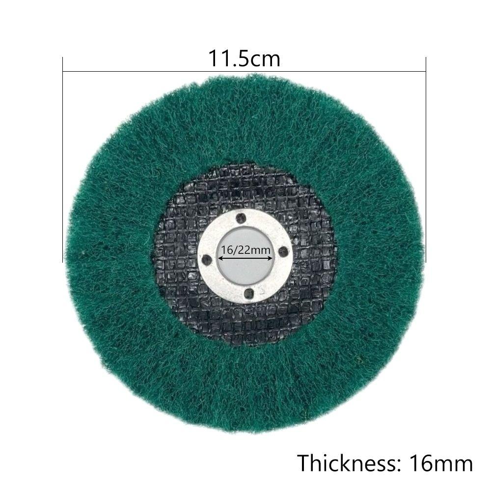 4.5" 115mm Non-Woven Grinding Wheel Nylon Fiber Abrasive Buffing Grinding Disc  Polishing