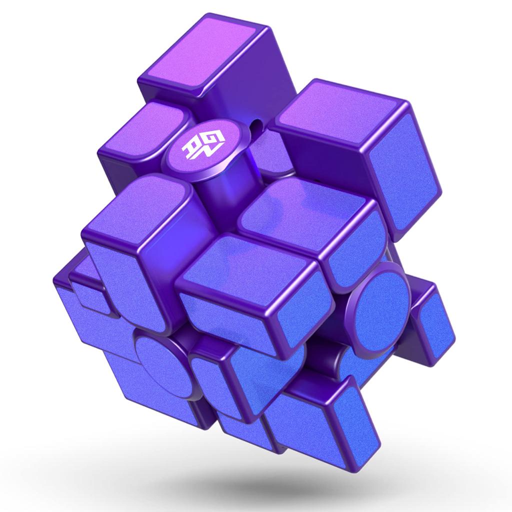 GAN Mirror UV GAN Easy to Magic Cube M, Coated, 3x3x3, CUBE, Purple, Official, Magnetic, 3x3x3, Built-in Magnet, Turn,