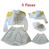Costume Guerriere Kpop Rummy Rumi Zoey Mira Demon Hunters Cosplay Costume Bambino Huntrix Cantante Outfit da Esibizione Festa Vestito da Ragazza