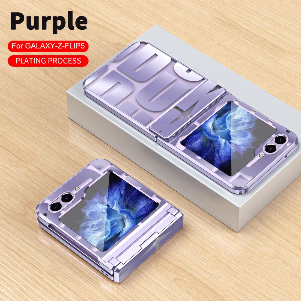 Průhledný kryt s panty pro Samsung Galaxy Z Flip 6 5 4 3 Krásný celoplošný odolný kryt pro Galaxy Z Flip6 Flip5 Flip4 Flip3