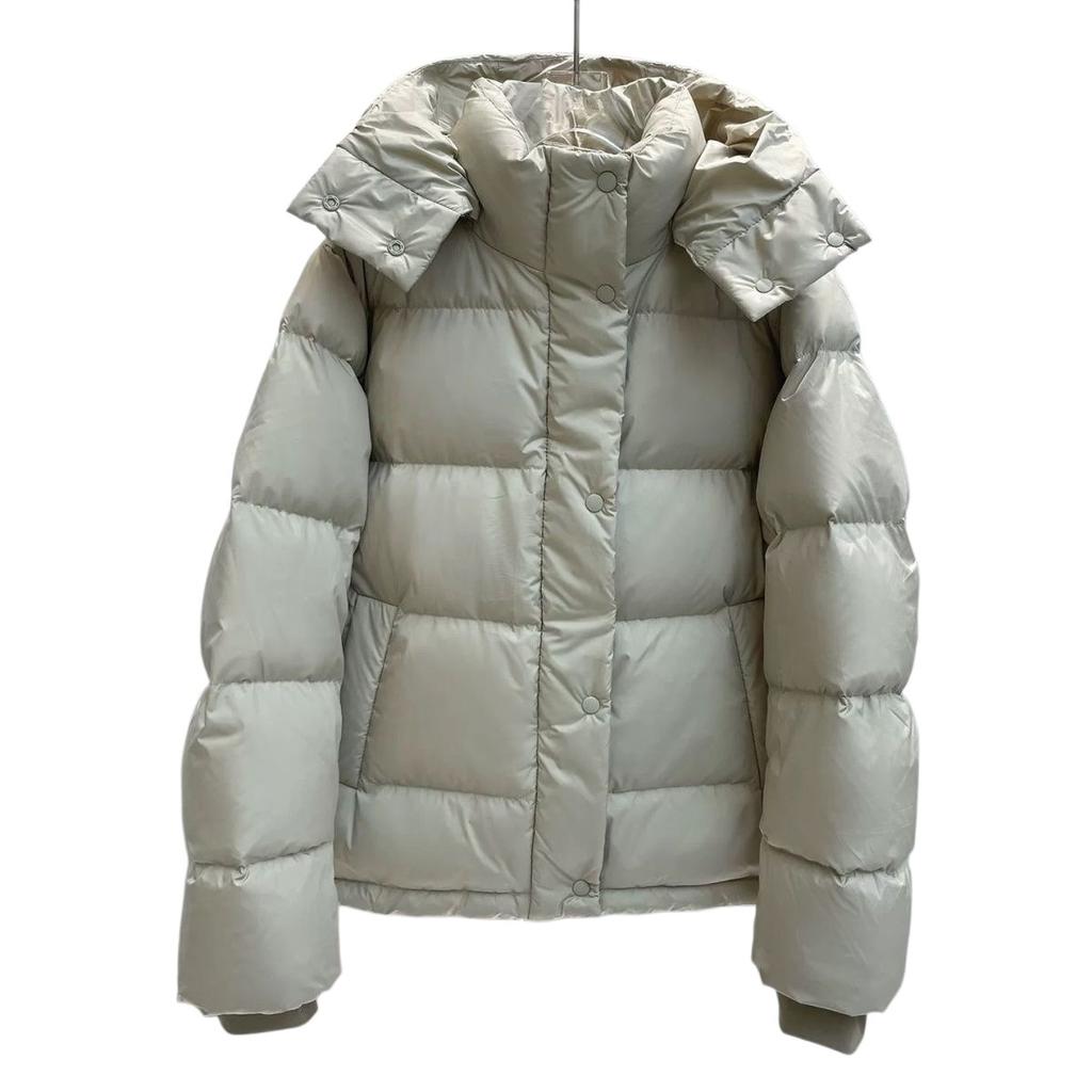 Winter new lulu grid Five Grid Down Jacket Women's Down Jacket Thickened Warm Jacket