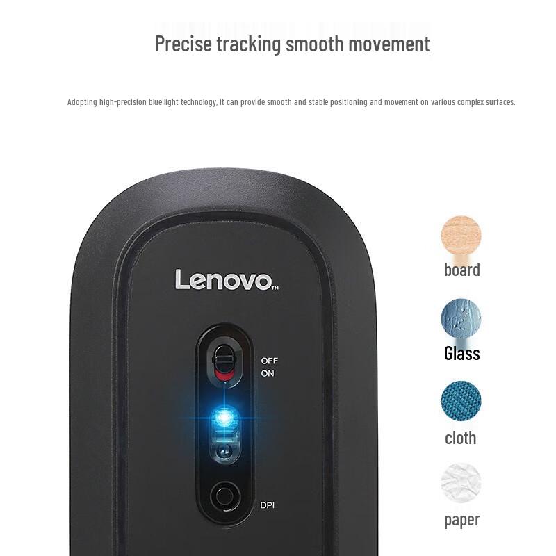 Lenovo Air Handle Silent Wireless Mouse