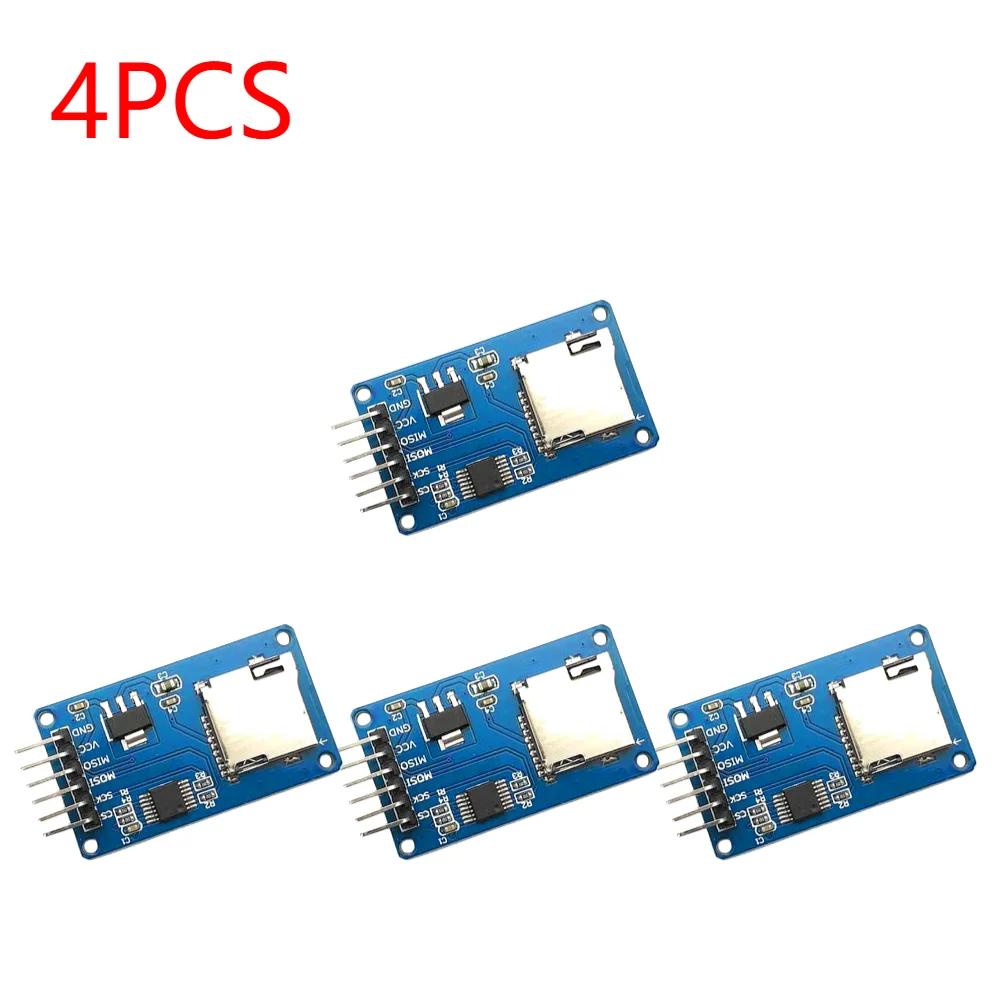 1-4pcs Micro SD Storage Expansion Board With 6 Pins 5V 3.3V Micro SD TF Card Memory Shield Module SPI for Arduino DIY Kit