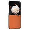 For Honor Magic V Flip 5G Case PU Leather Coated Hard PC Folding Phone Cover