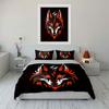 Fiery ferocity, blazing wolf. Bedding sets Duvet covers Pillowcases(1* Duvet Cover 2* Pillowcases without duvet insert)