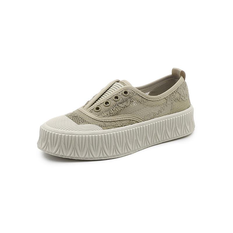 Autunno Estate Nuove Scarpe da Pescatore Casual Sportive Multiuso con Fondo Spesso e Punta Tonda Donna