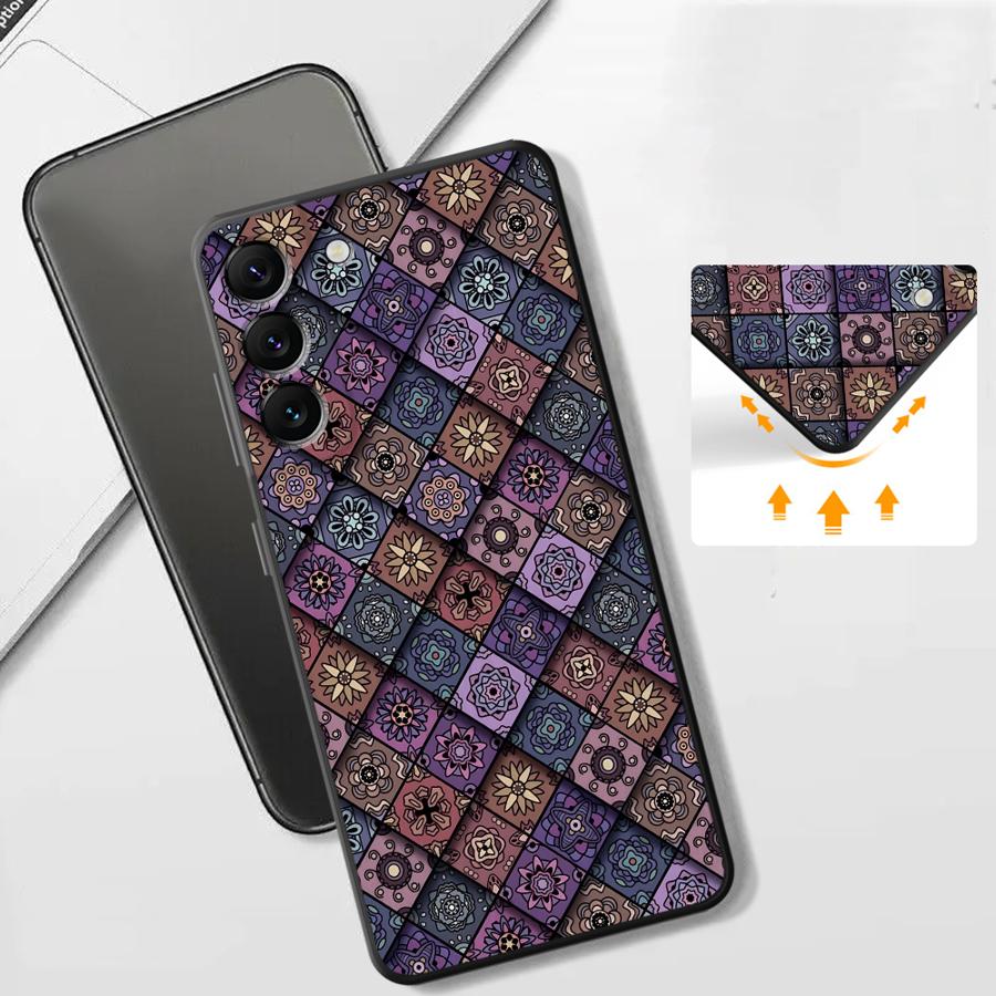 Funda Phone Cover Case for Xiaomi Redmi Note 11s 12s 14 10S 9S 7 8 9 11 13 Pro Plus 10 12 Pro Bohemian Pattern