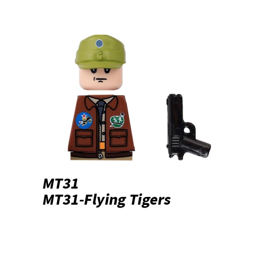 US Airborne 101ST Soldier Figures Building Blocks Officer Army Warrior Infantry Military Accessories Gun Weapon Bricks Toys GR03