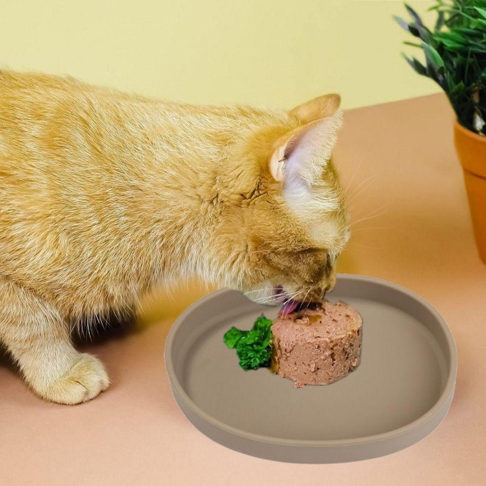 Non-stick Dog Food Drinking Bowl Shallow Mouth Cat Water Bowl Cat Food Dish  For Dogs Cats