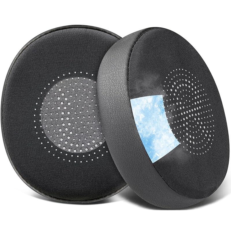 

SOULWIT cooling gel pad ear pads correspondence Jabra Evolve2 65 (Evolve 2 65MS 65UC MS UC)/Evolve2 40 (40UC 40MS USB)/Elite 45h for headset exchange
