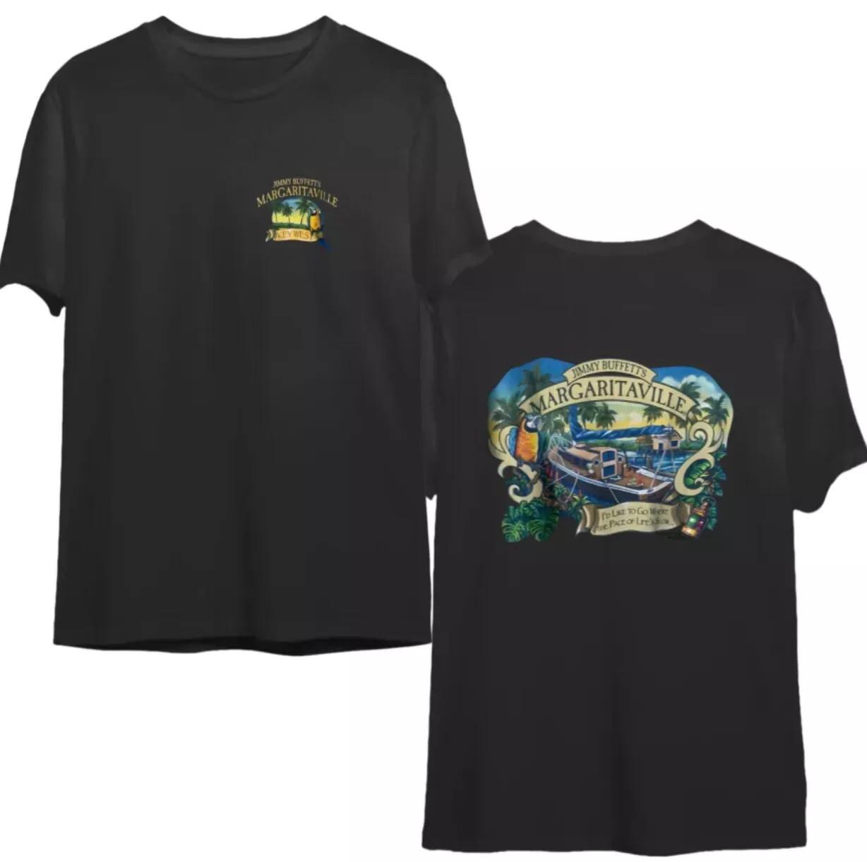 Vintage Jimmy Buffett Margaritaville Key West Shirt Y2K 2004 t shirt S