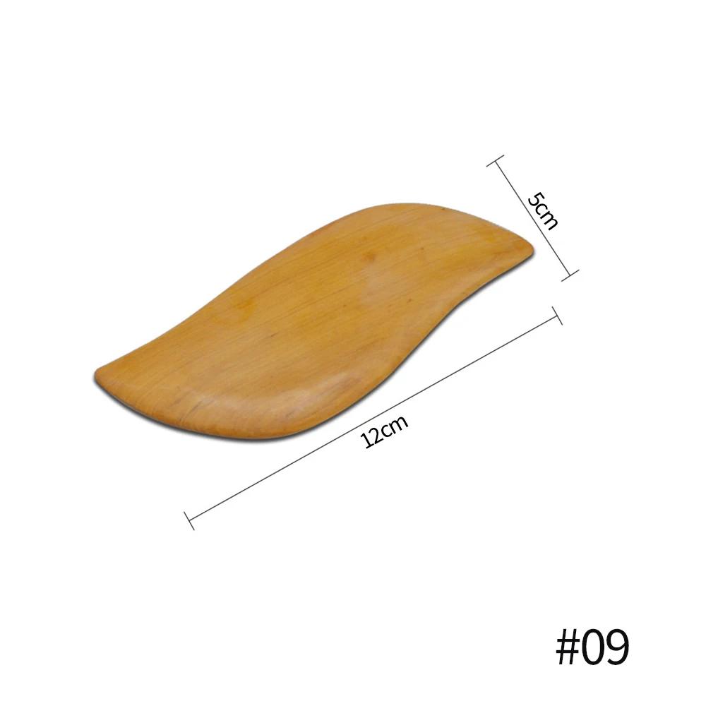 1Pcs Sandalwood Gua Sha Board Massage Scraper guasha Plates Slimming Guasha Body Care Massage Tool For Back Arm