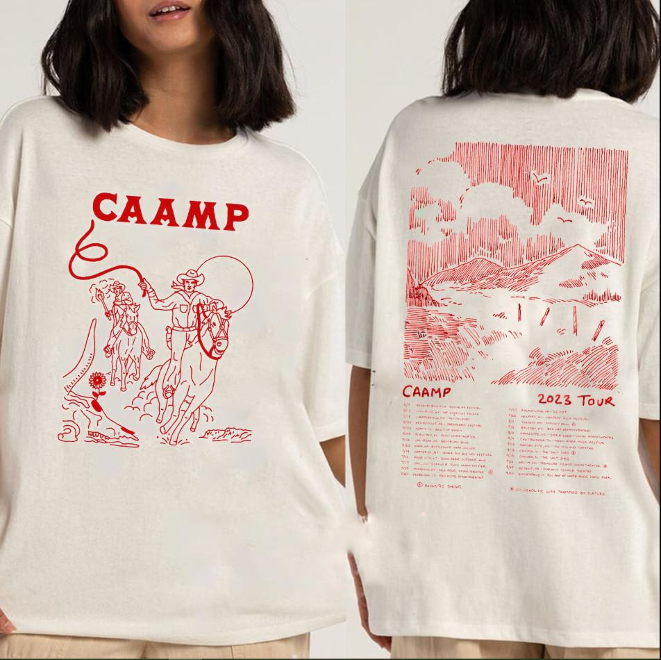 2 sides CAAMP BAND Fall Tour 2023 T-shirt size S-5XL XL