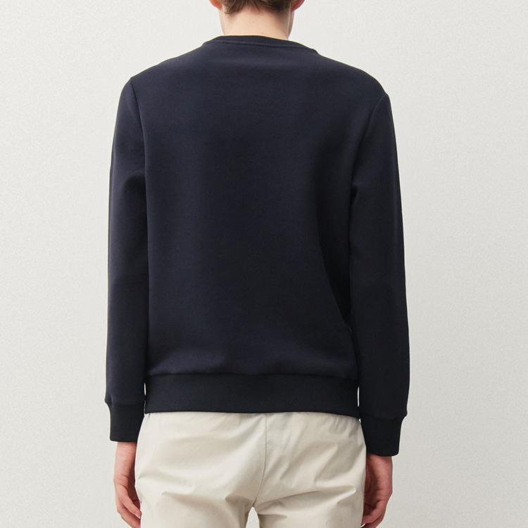 Fila Retro Diamond Print Color Block Sports Crew Neck Sweatshirt Men Sweatshirt Legendary-Blue F11M111203FNV