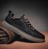 Spring Autumn New Black Texture Daily Leather Men's Shoes Breathable All Match Sports Casual Shoes D87