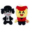 Forsaken Chance & Pizza Plush Toy, Roblox Game Character Stuffed Doll, Soft Cute Plushie Fans Birthday Gift