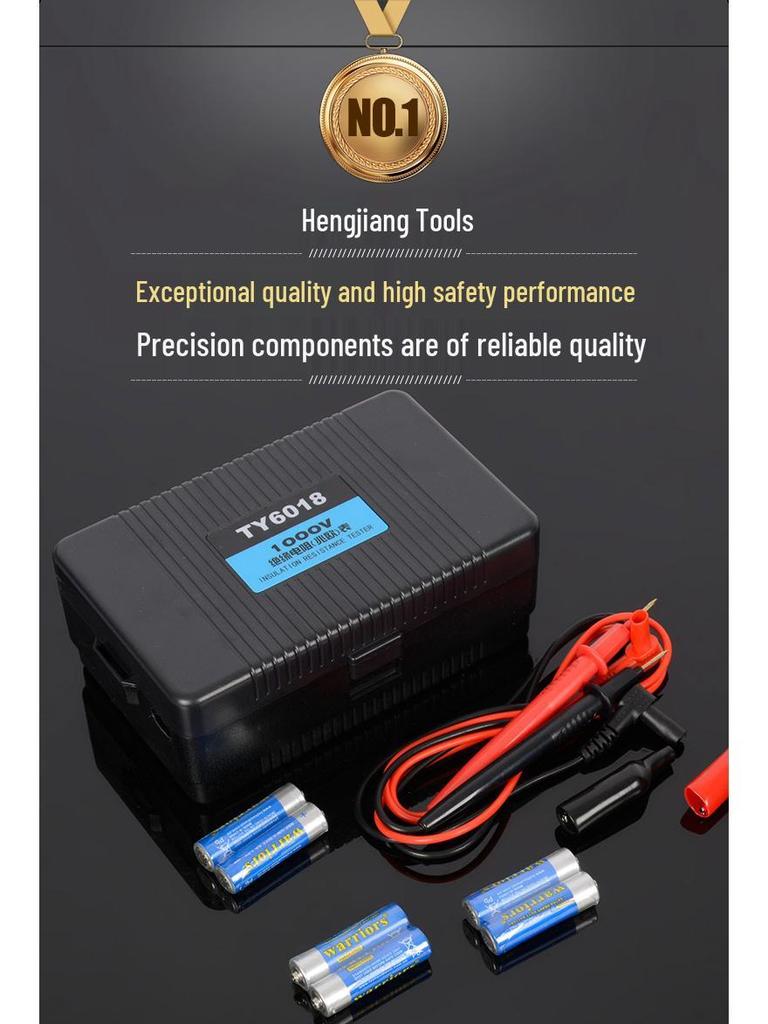 Tianyu TY6018 High Precision Insulation Resistance Tester 500V/1000V