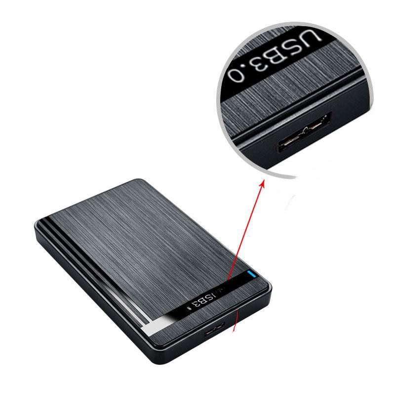 "Box per disco rigido esterno USB 3.0 da 2,5 pollici con supporto SSD/HDD e garanzia di un anno"