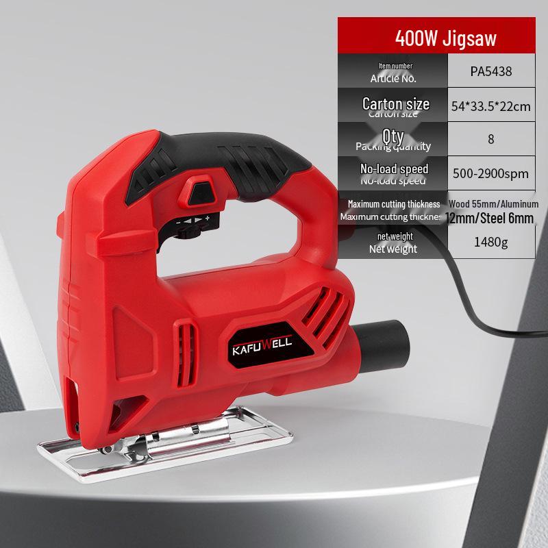 

Kafwell 220-240V Многофункциональная ручная электрическая пила-лобзик для деревообработки