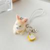 Shiba Dog Shaped Key Chain Phone Lanyard Strap Lightweight Portable Accessory Bag Phone Decoration For Kids Adults