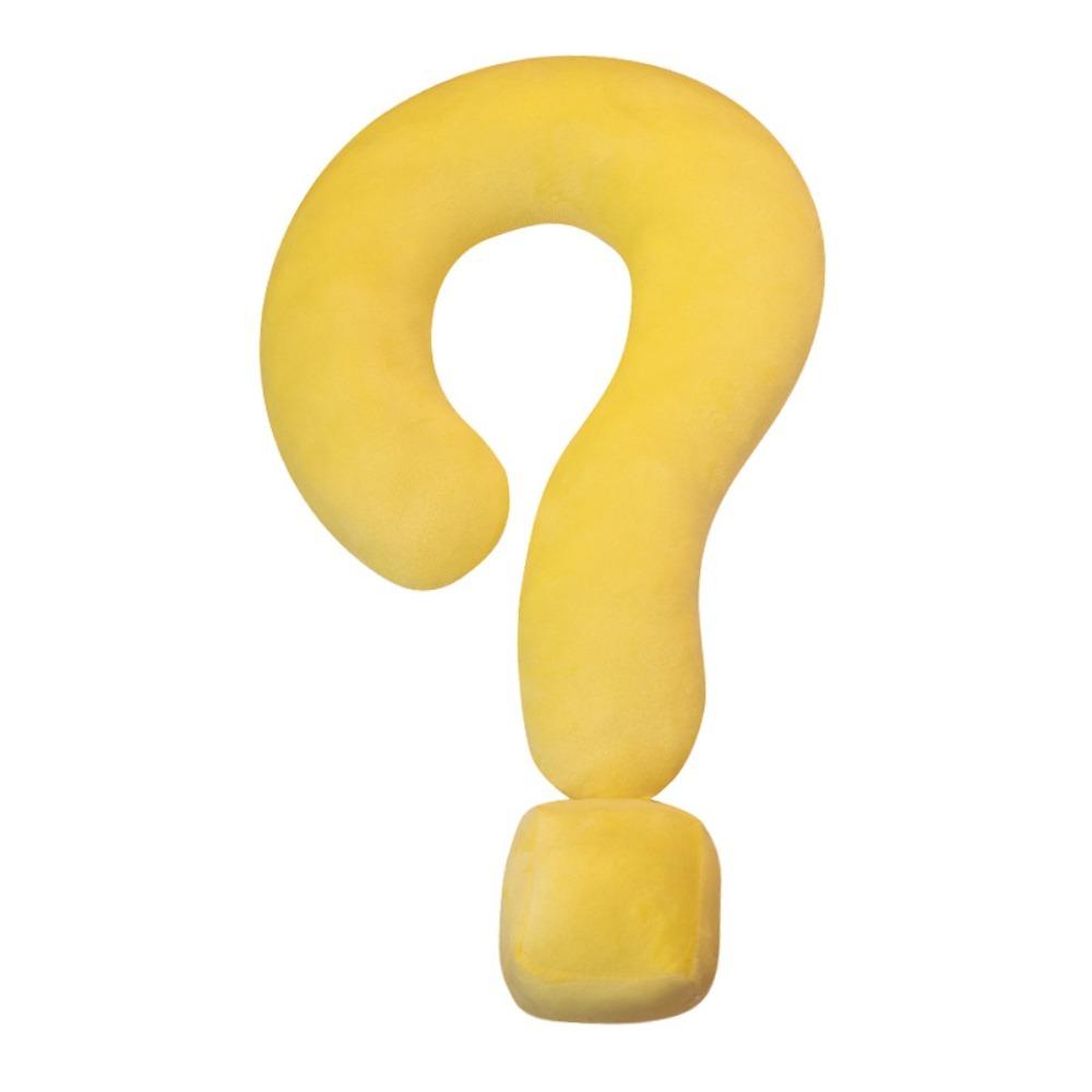 Soft Office Nap Pillow Skin-friendly Neck Support Funny Question Mark Cervical Pillow  Bedding