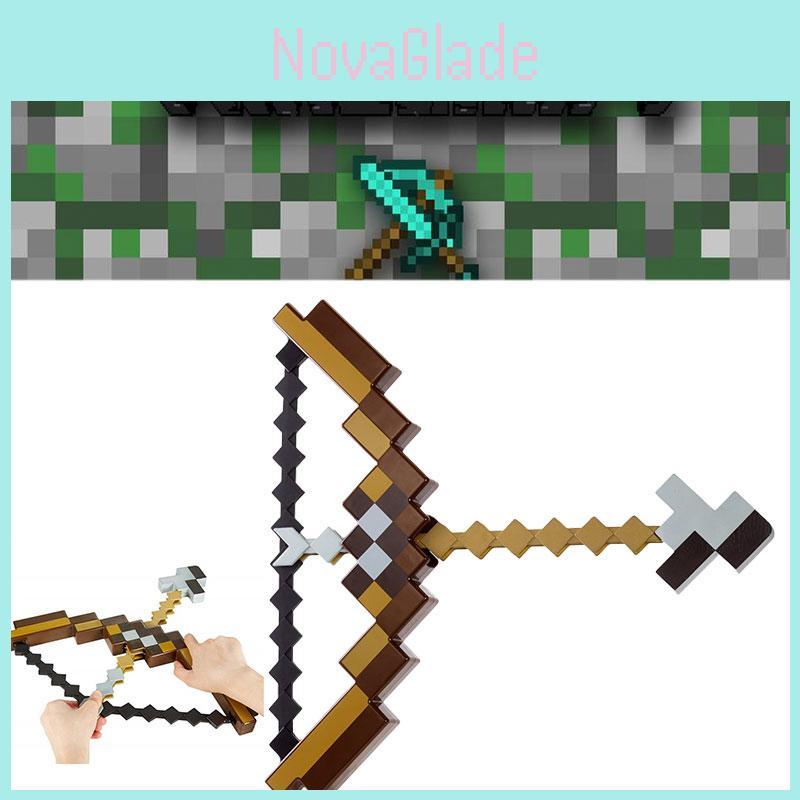 Пластиковий іграшковий лук і стріла Minecraft для дітей Міцний і веселий час гри в стилі Minecraft