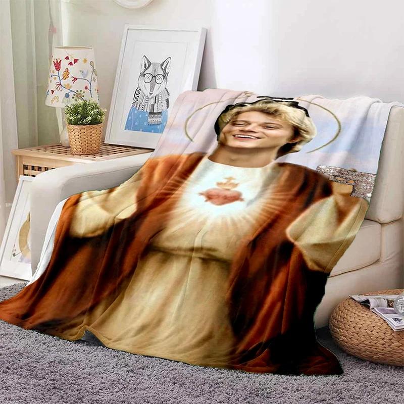 Coperta 3D Rudy Pankow Star JJ Maybank, Morbida Coperta Plaid per Casa Camera da Letto Letto Divano Picnic Viaggio Ufficio Coperta Regalo Bambini