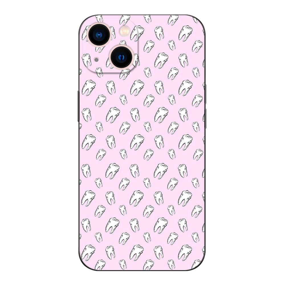 Black Tpu Case For Motorola Moto G52 G42 G60 4G G60S G71 G9 Play Plus Power One 5G Ace Dentist tooth pattern