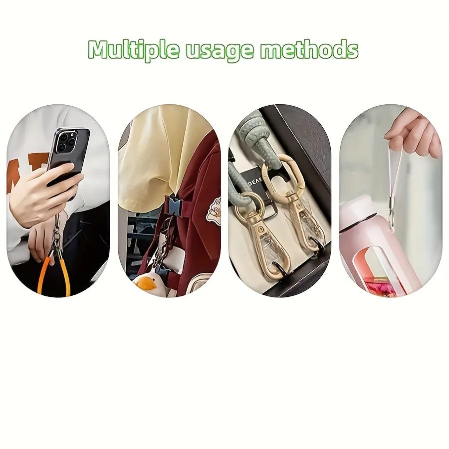 20pcs/10pcs Hand-Woven Keychain Pendant Making Supplies Fashion Bag Cup Lanyard Mobile Phone Chain Braided Knotted Jewelry