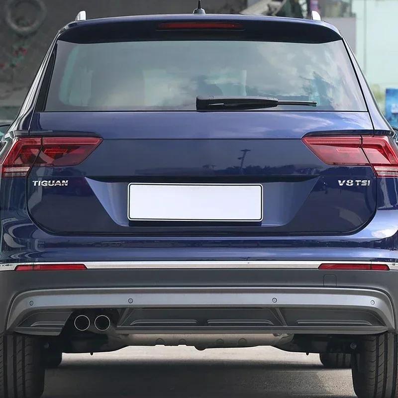 1Pc 3D ABS TIGUAN V6 V8 TSI TDI Car Letter Logo Sticker Tail Bumper Badge Auto Rear Trunk Emblem Styling Accessories