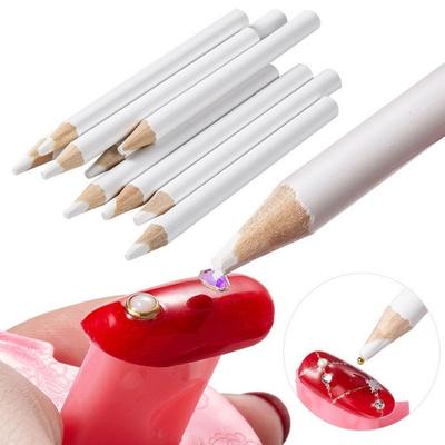 30Pcs Strass Punktierung Stift Wiederverwendbare Wachs Bleistift Nagel Picker Werkzeug Nail art DIY Stift Maniküre Liefert