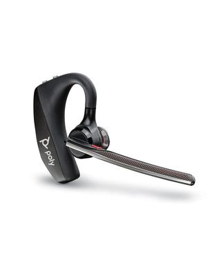 Бездротова Bluetooth-гарнітура PLANTRONICS Poly Voyager 5200, одинарний навушник, монофонічний вкладиш, мікрофон з шумозаглушенням, сумісна зі смартфоном