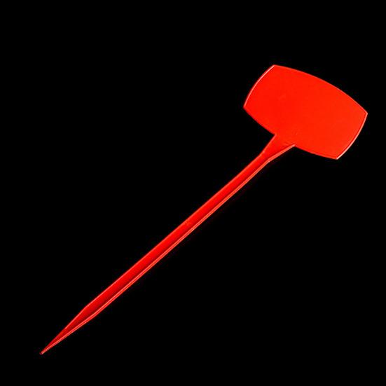 5 Pcs Plant Tags Reusable Plastic T Shape Plant Labels Plant Markers Inserted Cards for Flower Bed Garden Nursery Outdoor Gardening