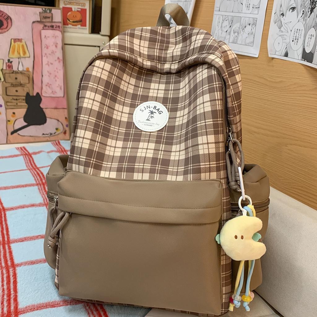Schoolbag female Japanese new high-value college style fresh and sweet backpack junior high school students lightweight backpack