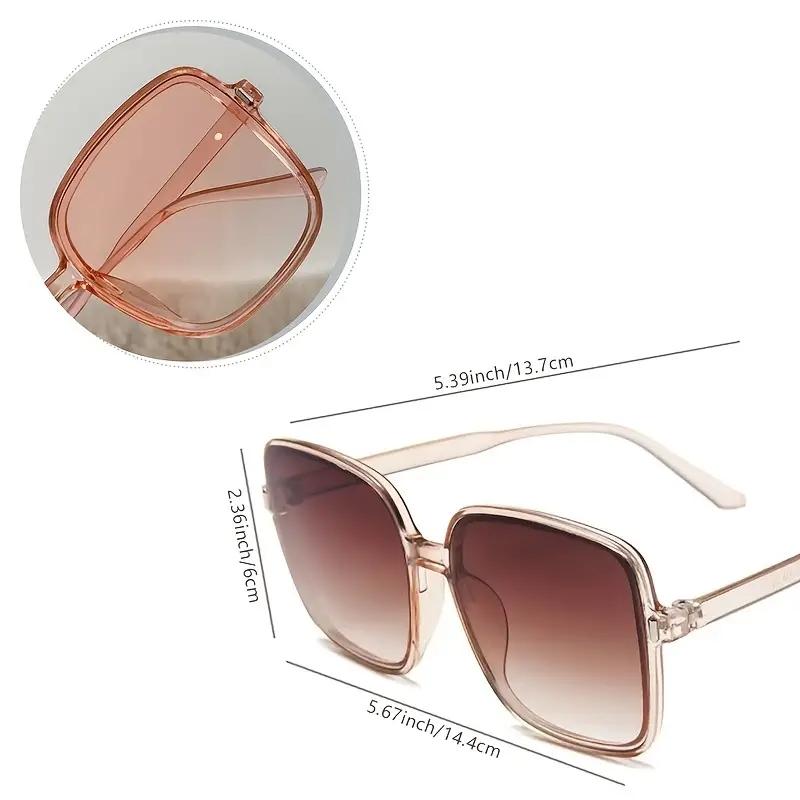 Sunglasses Women Fashion Gradient Glasses Square Large Frame  Cycling Glasses Outdoor Sun Glasses Oversized
