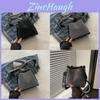 Stylish Fall Bucket Bag Sparkling Rhinestones Fashionable Commuter Shoulder Bag In Black Silver And Colorful Options