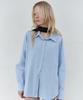 Seolan Vintage Cotton Shirt_Skyblue