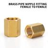 1Pcs Hex Connector Pipe Fitting 1/8" 1/4" 3/8" 1/2" 3/4" BSP Hose Adapter Hex Coupling Coupler