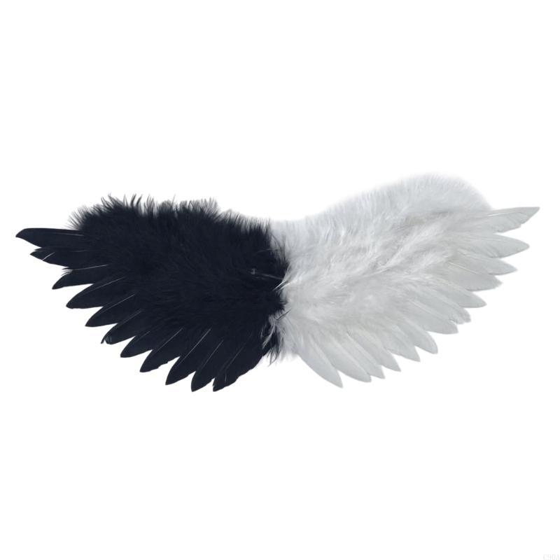 C90A Functioanl Feathered Wing Children's Theatrical Shows Charm for Halloween Stage Performances and Birthday Parties