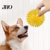 Soft Burrs Pet Toy Squeaky Dog Chewing Sound Ball Safe Teeth Cleaning Interactive Puppy Chew Balls Training Toys Supplies for Boredom Relief