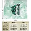 Binghamton University Logo Fleece Blanket, Very Soft Microfiber Flannel Blanket for Couch Warm and Cozy for All Seasons