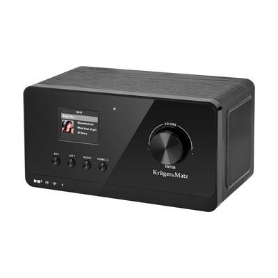 Radio Internetowe Kruger&Matz Bezprzewodowe Budzik Bluetooth FM DAB+