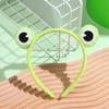 Cute Wide-brimmed Elastic Washing Face Hairband Skincare Hair Band Funny Frog Makeup Headband