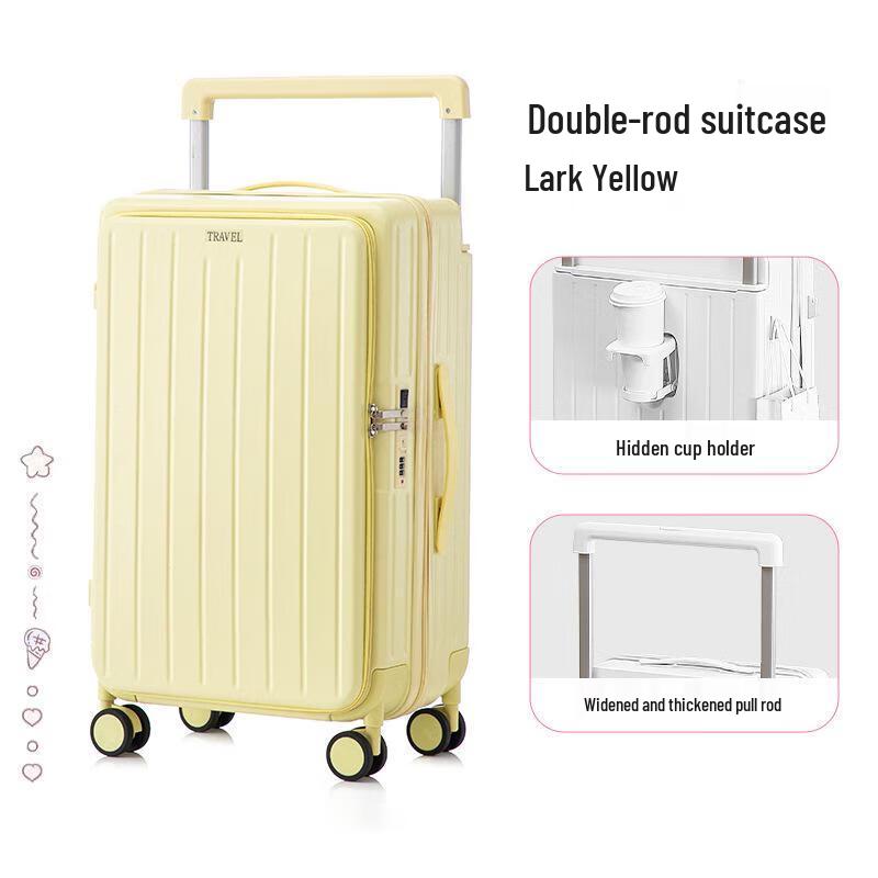 KarLot Front and Side Opening Large Capacity Suitcase 26 inch