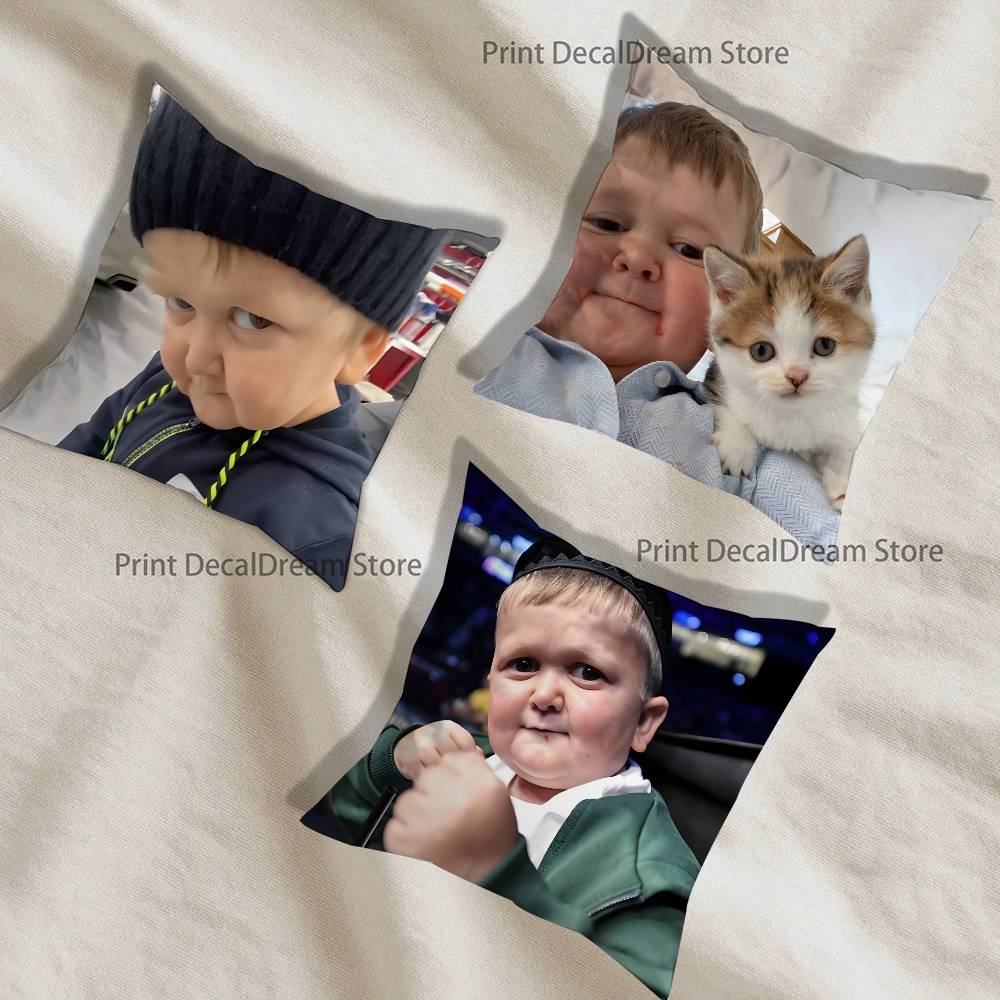 Cuscino Meme Divertente di Hasbulla Magomedov per Camera da Letto, Auto, Caffetteria, Stanza e Salotto Copricuscino Decorativo per Divano